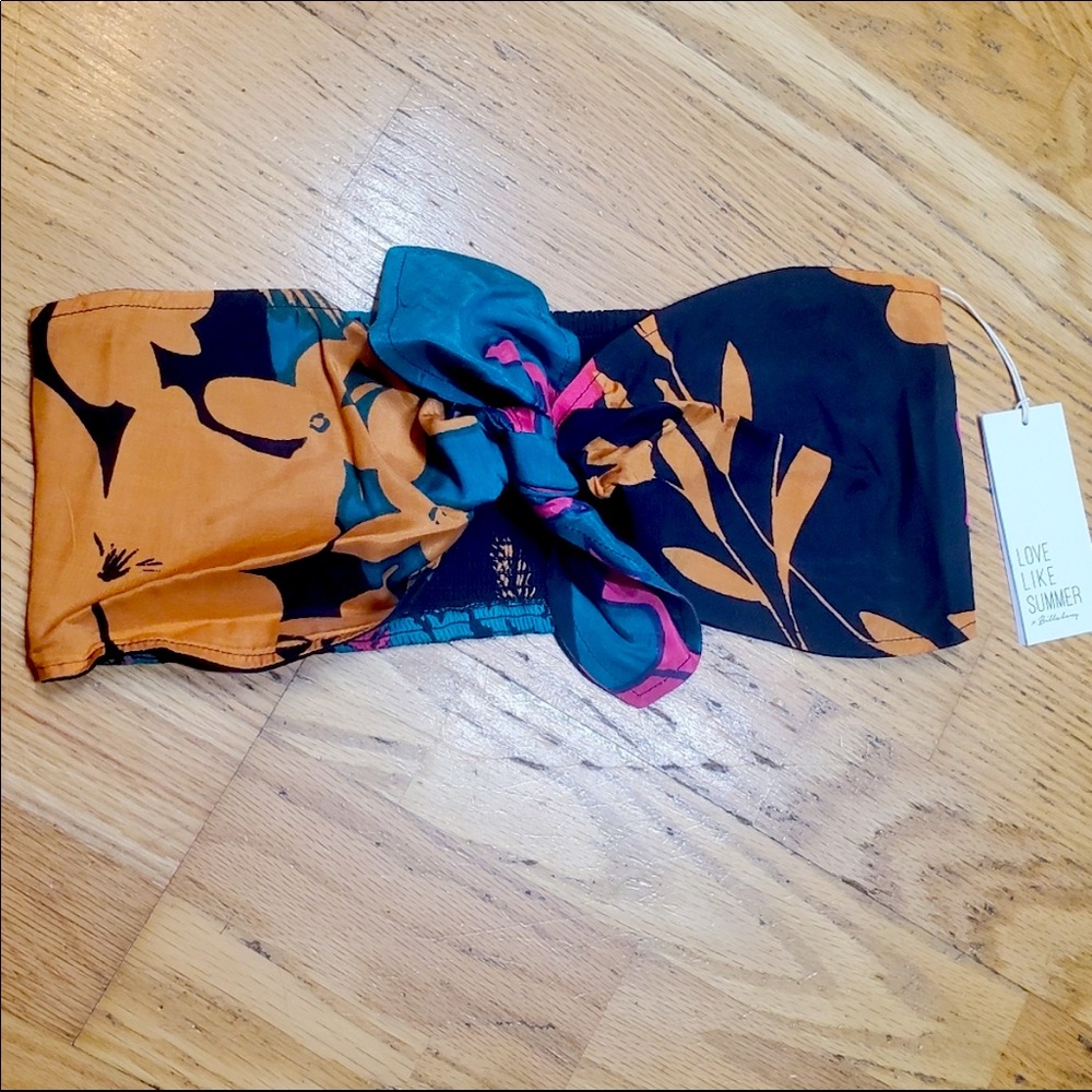 NWT Billabong x Love Like Summer Bandeau Top